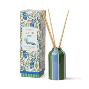 Geurstokjes in een keralische pot - Peacock  - Misted Lime
