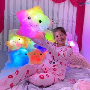 Ster Knuffel | Knuffel, kussen en nachtlampje in één!